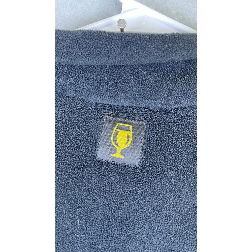 Patagonia Synchilla Fleece Pullover Mens M Black Excellent New Belgium Brewery
